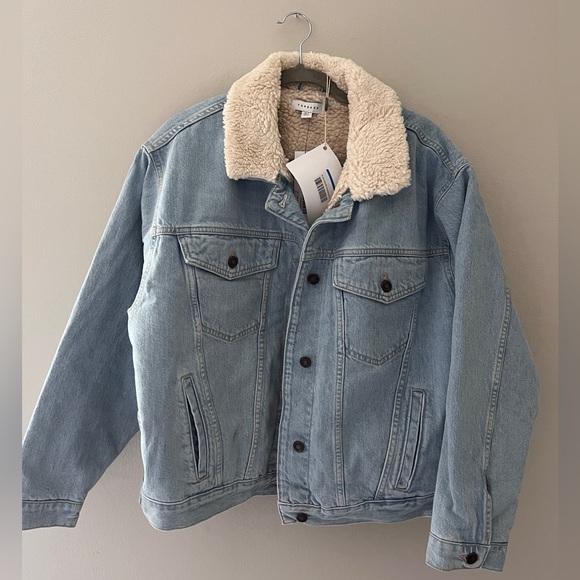 Topshop Oversized Denim Jacket - Picture 4 of 7